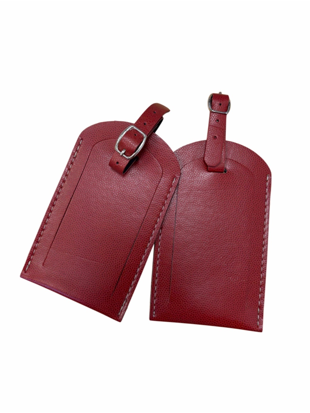 NWOT Pierre Belvedere Red Luggage Tags - Set of Two